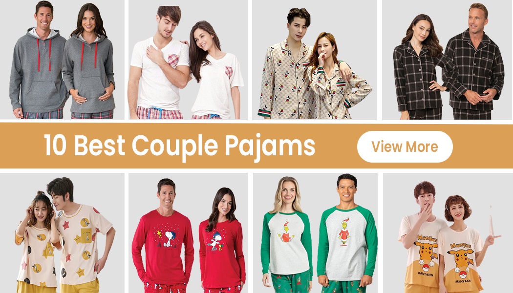 10 Fun Looking Couple Pajamas For Good Sleep